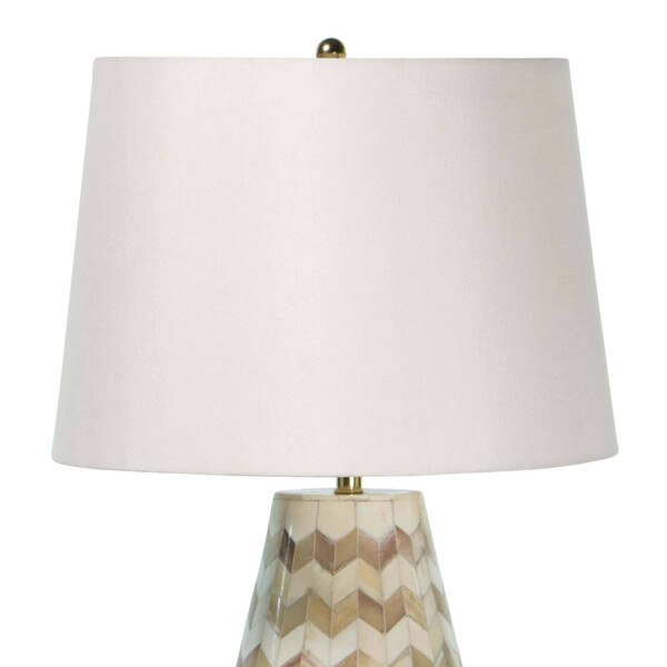 Cassia Chevron Table Lamp Macro 2